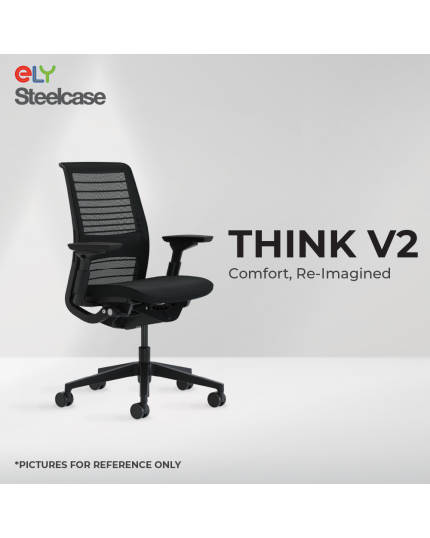 Steelcase Think V2 | Without Headrest | Black