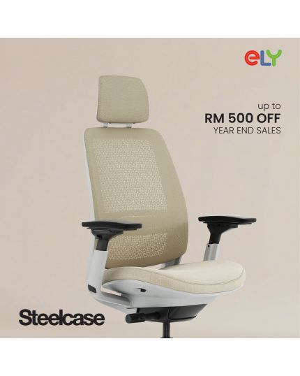 Steelcase Series 2 Office Chair | Headrest | Black